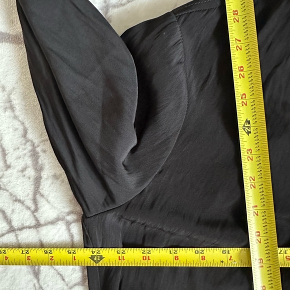 Mela Purdie VINE SHIRT top Black 12 , Romantic, Classic Ruffle - Picture 8 of 9